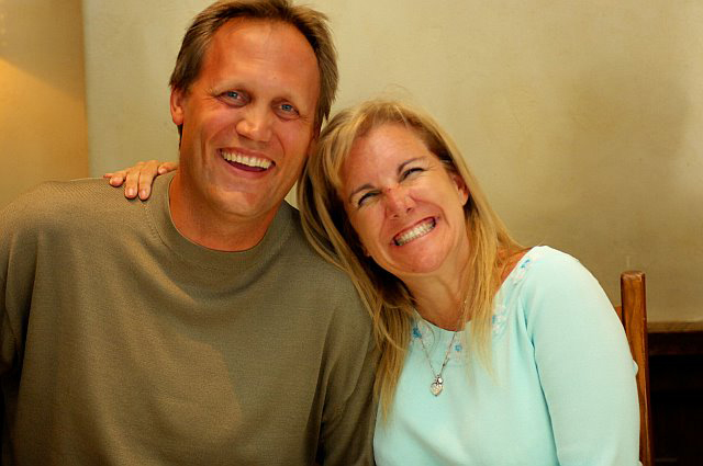 Boris Seibert (Director of Sales Western Region, Plantronics) and Debbie Hubaud-Bukosky (Plantronics) 